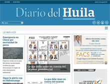 Tablet Screenshot of diariodelhuila.com